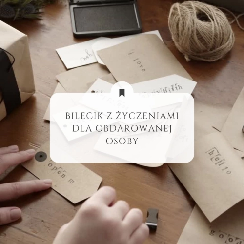 Bilecik z życzeniami